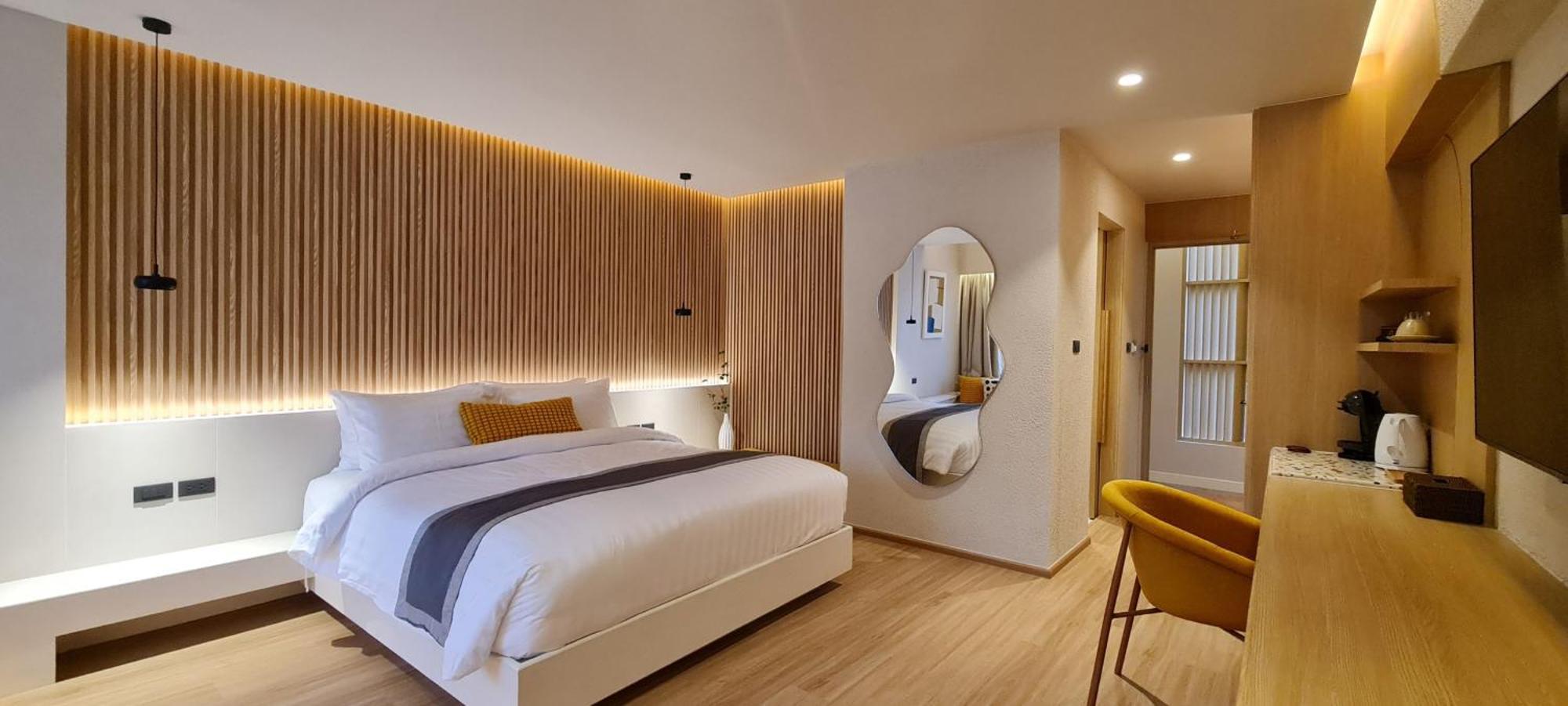 Deluxe Zimmer mit Kingsize-Bett